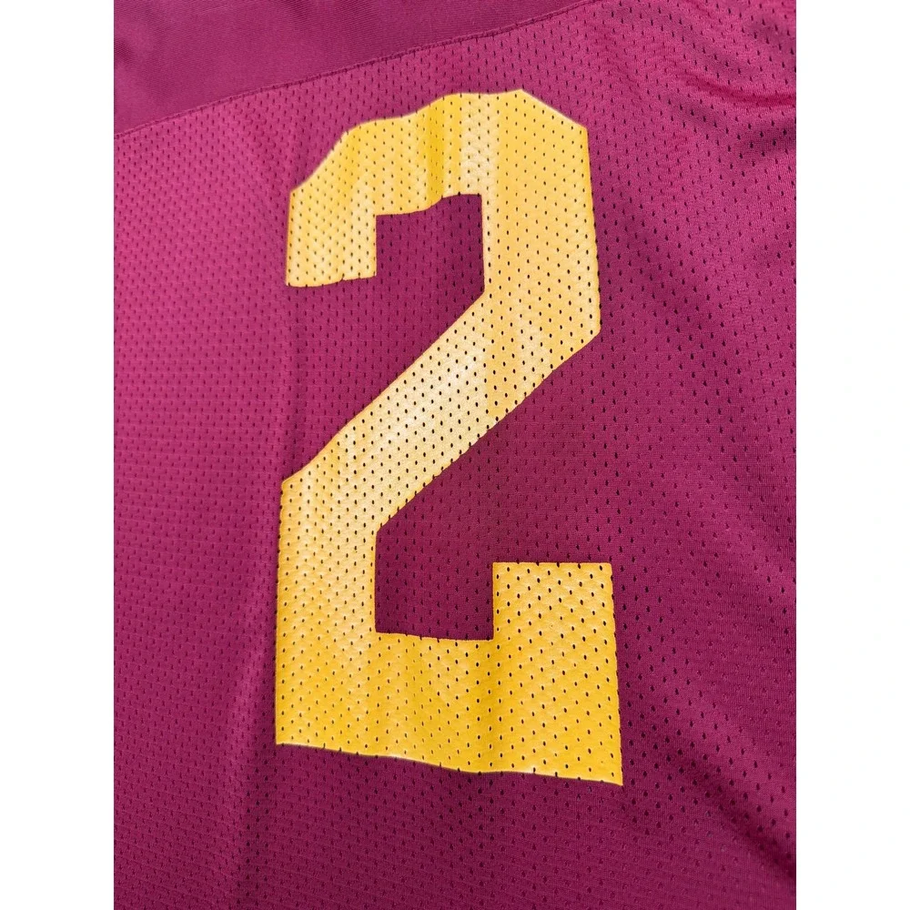 VTG Y2K Nike USC Trojans Jersey Kid L Red Gold Number 2 Football Mesh Shirt NCAA